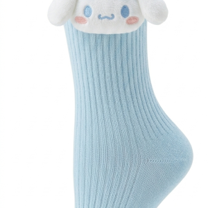 Meia divertida Cinnamoroll pelúcia